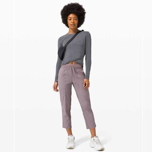 Lululemon Dance Studio Crop *25" Lunar Rock Size 8